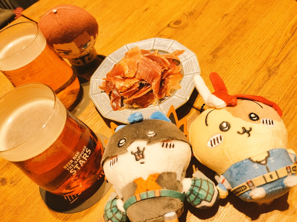 緑谷出久 ,ミルコ(ヒロアカ) ,轟焦凍 「ぽっぷあっぷ行って呑んで食べてる ナンカレー美味しい」|しろ🐻‍❄️のイラスト