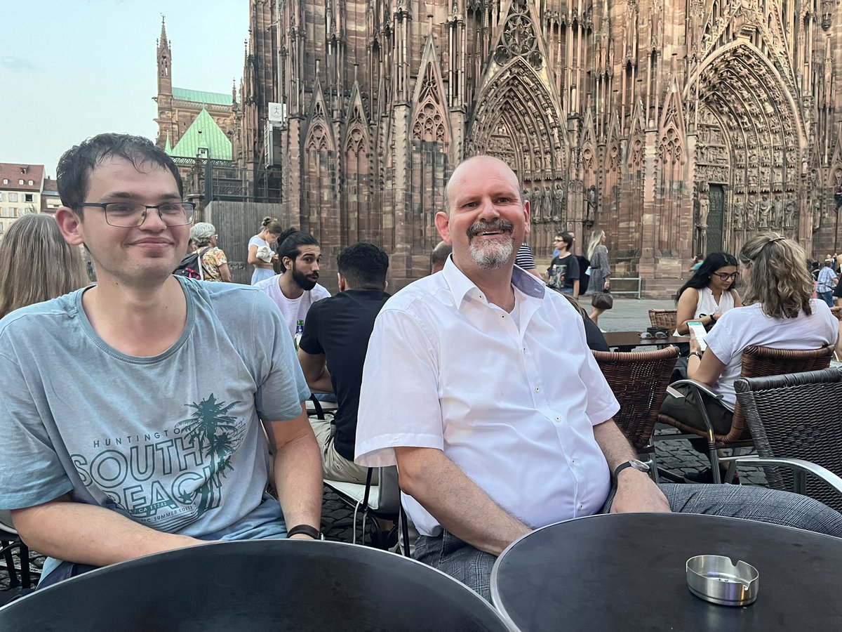 smkauzlarich's tweet photo. Last evening in Strasbourg, enjoying the lights. Great conference and a relaxing evening. #icfe https://t.co/c6yMYF2mz0