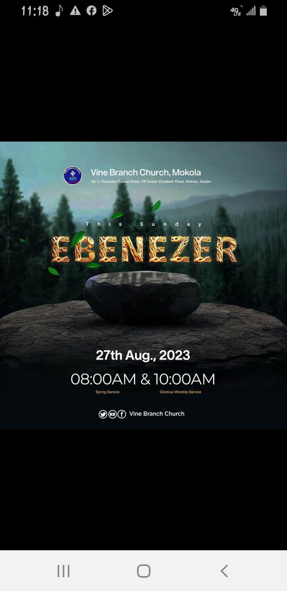 prayercord05's tweet image. Reflecting on God&apos;s Unchanging Faithfulness, Drawing Strength from His Word, and Standing Firm Amidst Challenges.

We invite you to join us!

This Sunday •||• 8am &amp;amp; 10am

#Ebenezer
#SpringService
#GloriousWorshipService
#VBCMokola
#VBCService