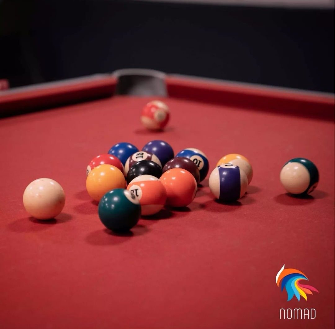 nomad_kw's tweet photo. استانسوا مع اصدقائكم ويا لعبه البلياردو المذهلة في نوماد  

Enjoy the weekend with a thrilling billiard game with your friends at @nomad_kw 😜✨
😎
#kuwait  #kuwaitactivities #nomadkw #kuwaitrace #nomad
#nomadq8 #gokart #lasertag #khiran #arcade #billiard #gokarting 
#كارتينج https://t.co/4JU70e4j0c