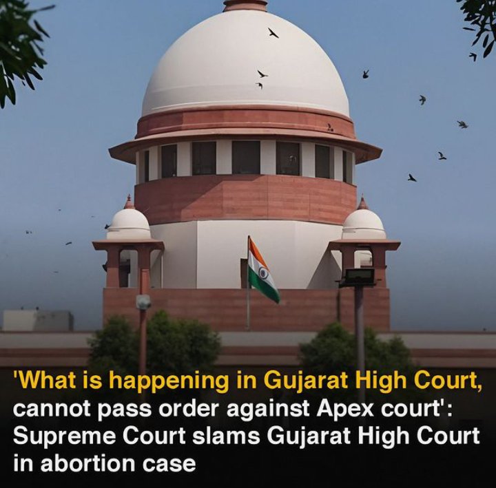 join2ayush's tweet image. 1/5: Supreme Court&apos;s strong stance on Gujarat High Court&apos;s recent order sends a clear message about the sanctity of judicial hierarchy. Passing an order against a superior court&apos;s ruling is against constitutional principles. #SupremeCourt #JudicialHierarchy