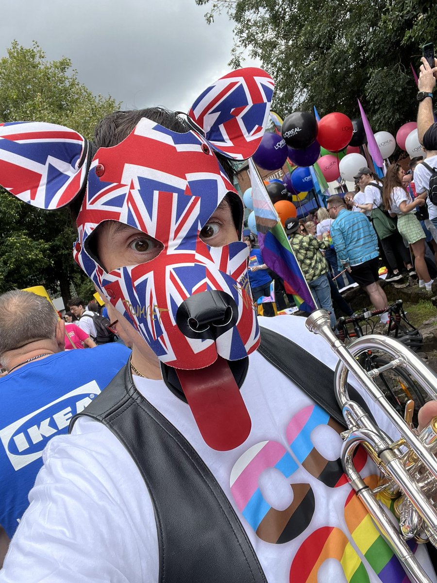 PupTrumpet's tweet photo. @ManchesterPride https://t.co/zUyEhhL4kG