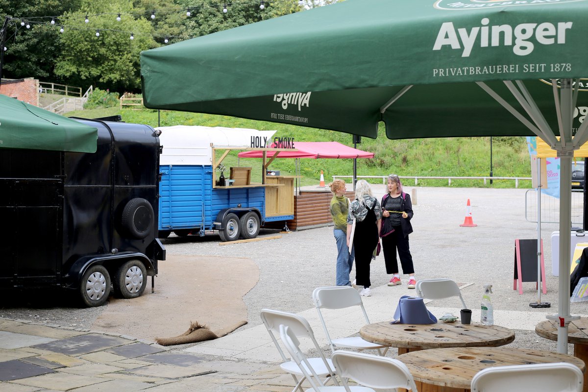 'Spinning Tales' starts in just half an hour. Join us between 12 & 5pm today for art, community projects, storytelling, food, drink and music as part of @LEEDS_2023. We're prepared for bad weather, so don't let the forecast put you off! 

FREE entry & parking.

#LeedsActivities