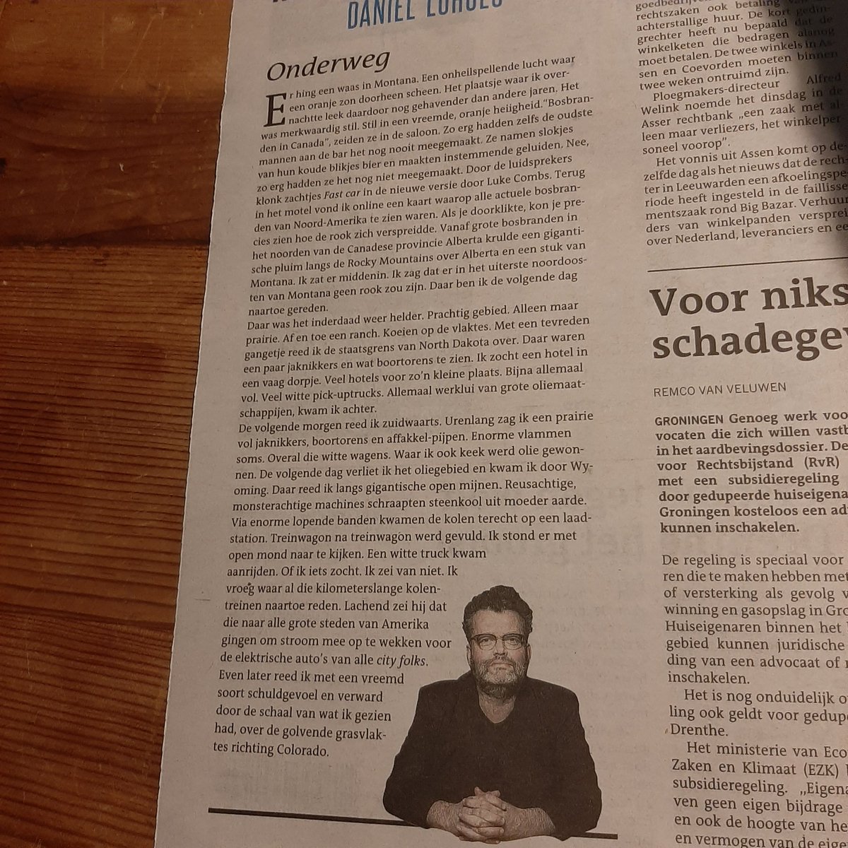 Mooie column van Daniel Lohues. Of die kolen allemaal voor elektrische auto's zijn betwijfel ik. Maar elektrificering is niet de oplossing voor het energievraagstuk. De enige duurzame energie is spierkracht. #spienergie
