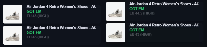 Thanks,
🤖:<a href="/utools_/">uTools</a> <a href="/usnkrs/">USNKRS</a> <a href="/usnkrs_success/">USNKRS Success</a>
🌐: Brightdata
🙋‍♂️:<a href="/LazyMails/">Lazy Mails</a> <a href="/Swish_Accounts/">The Old King Of Sneakers</a> <a href="/SincinityAccs/">Sincinity</a>