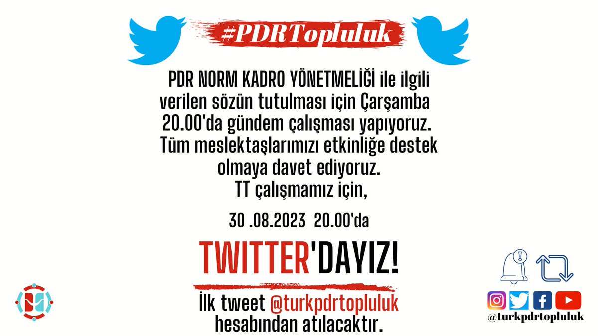 turkpdrtopluluk's tweet photo. Milli Eğitim Bakanlığı düzeyinde  verilen "Her 100 öğrencisi olan okula psikolojik danışman atanacak " müjdesi henüz nihayetlenmemiştir.Verilen sözler tutulana kadar Türk PDR  Topluluk ekibimiz çalışmalarını sürdürecektir.
@mesutyldrm_pdr 
@turkpdrdernegi 
@PFurkanden https://t.co/dmJsge6rif