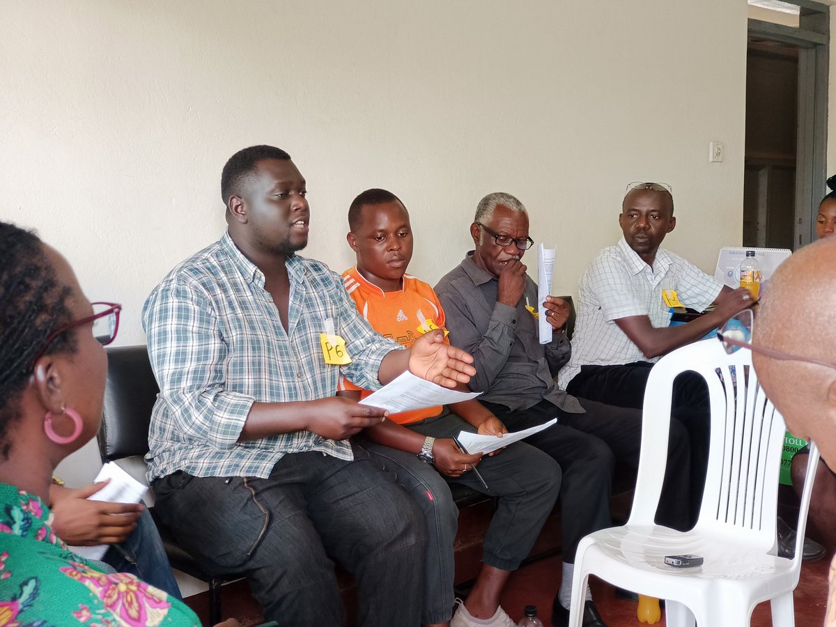 At_The_EQUATOR's tweet photo. During the #LanguageMatters men only focus group discussion in #Hoima, the debate was intense as the participants shared the preferred and respectful words in #Runyoro to be used in research communication #AtTheEquatorUG @fwojara @JoviaMirembe6 @wellcometrust https://t.co/L8QBvv6rbN