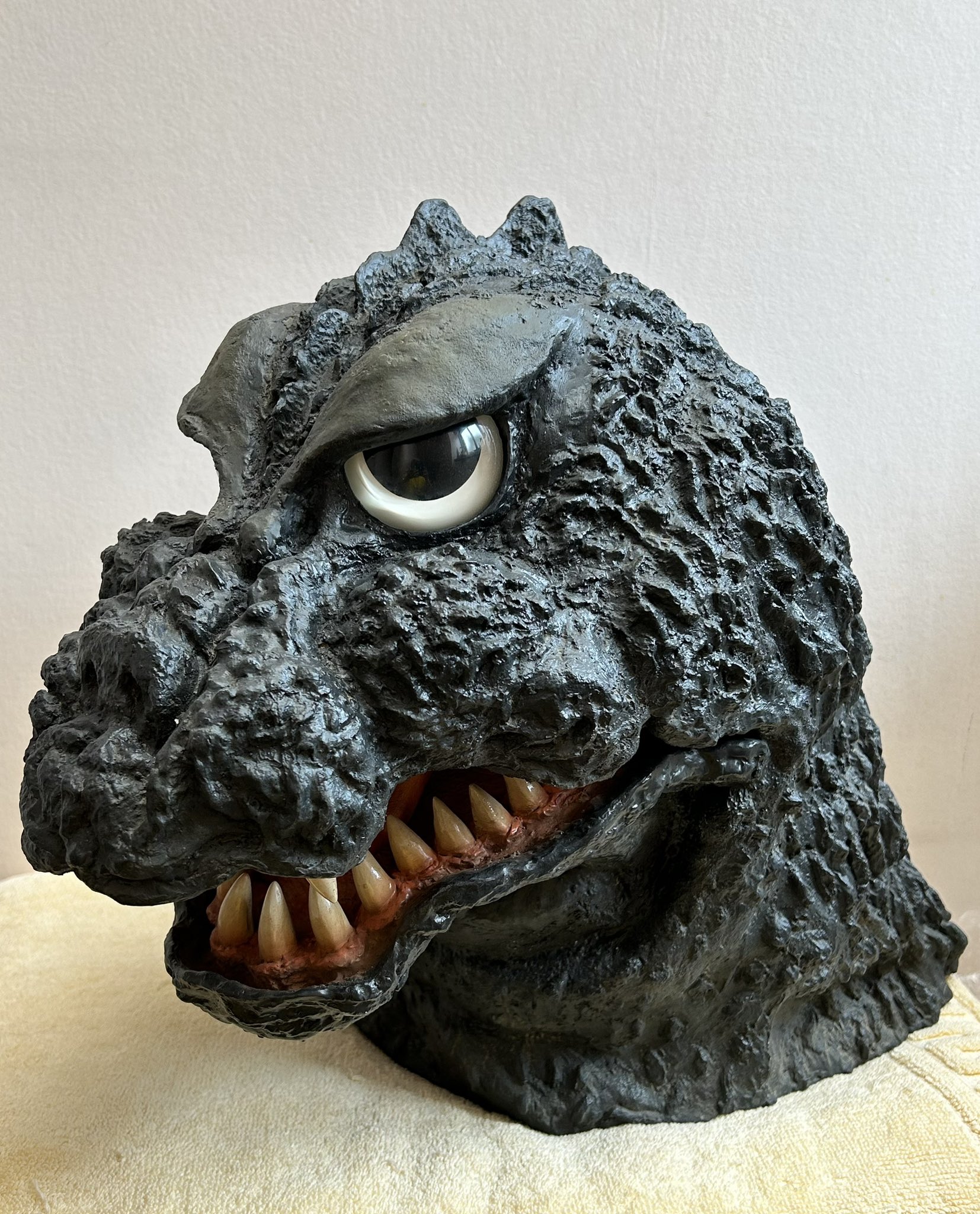 モスゴジヘッド M1号 軟質ソフビ未組立 元箱入 ゴジラヘッド