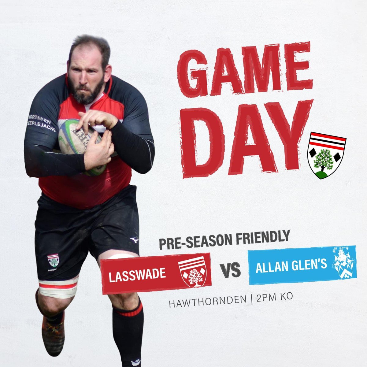 deeko86's tweet photo. Ramping up for the start of the season @LasswadeRFC  2pm ko 
@Wright33Peter 1st home in in charge of the squad 
Get long and show the team your support 
#Montheswade https://t.co/w1e0dPAmGK