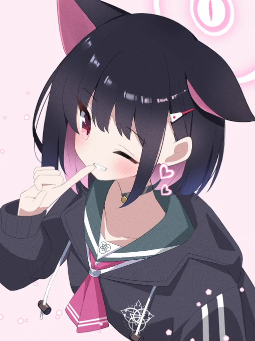 いたずらっぽく笑うカズサ #ブルアカ