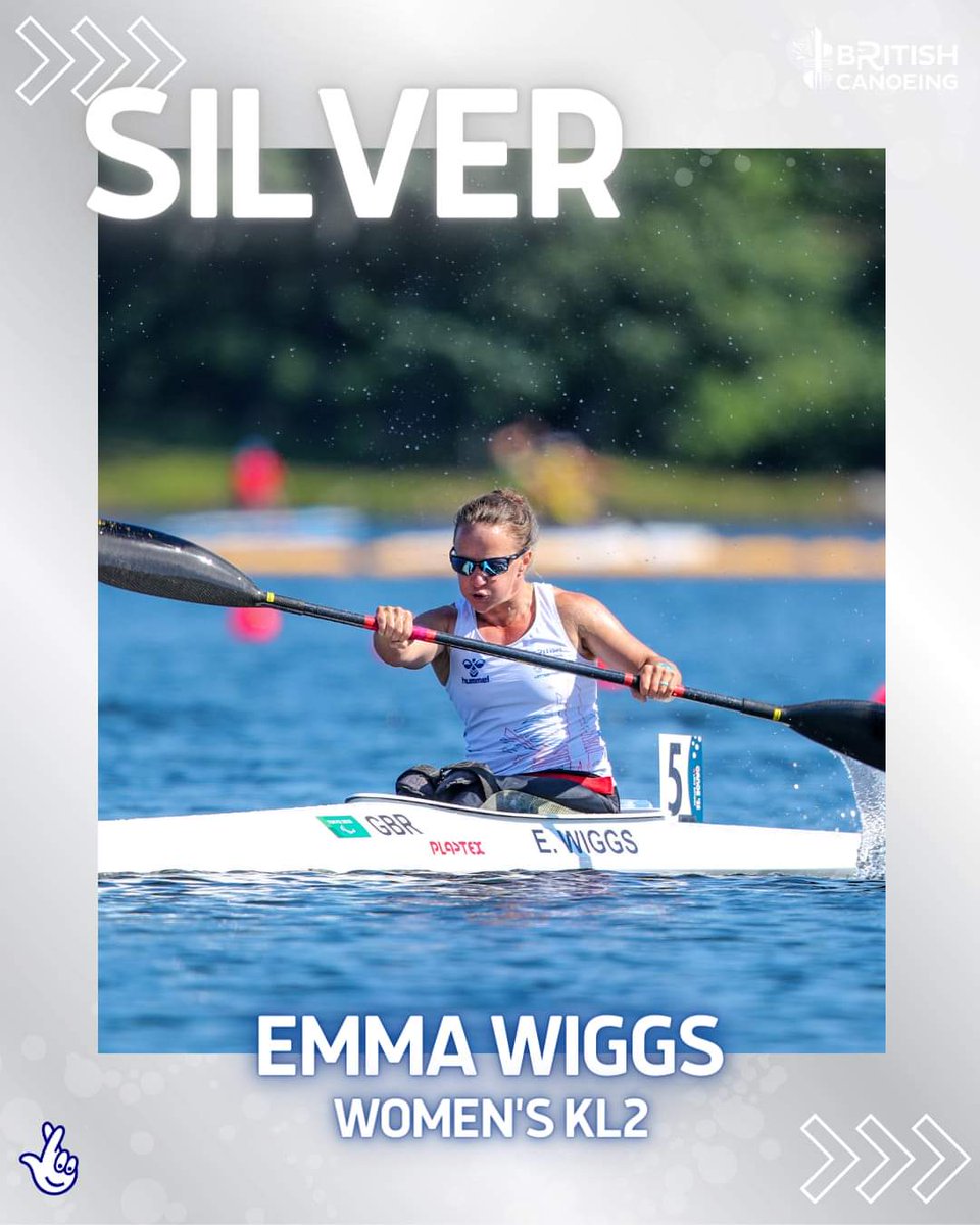 A second medal for <a href="/emwiggsy/">Emma Wiggs MBE</a> absolutely smashed her kayak race and took home silver.....she is amazing!!!
