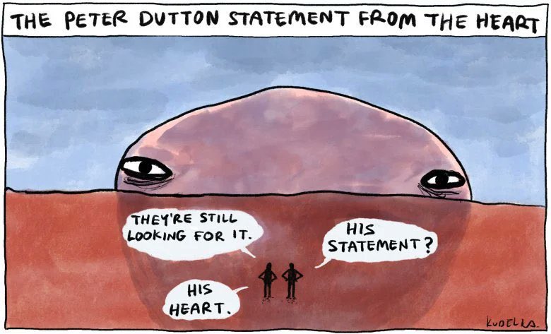 Dutton canned The Voice proposal on day 1. As he does with ANY proposal from the Labor government. Dutton has a political motivation for this referendum to fail, and that is to deliver a body blow to Labor. His motivation for spreading all this negative crap hasn’t got anything…