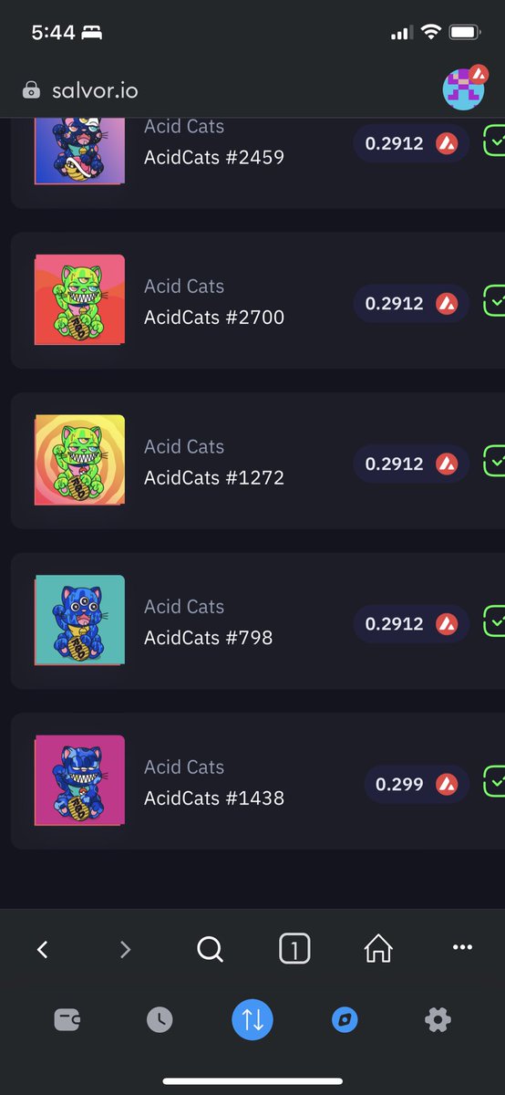 _TrueVoodoo's tweet photo. Thank you to whoever was playing the floor pool game on @salvor_io. Happy to take all your @ACIDVERSE_NFT #Acidcats off of you for a steal. Great way to start my Saturday!
@TEENSONACID https://t.co/HS1u0SXlvO