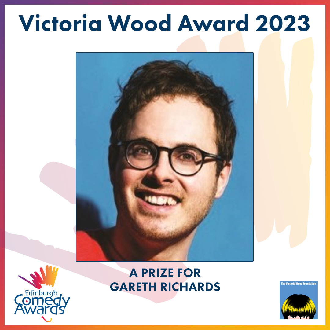 The Winner of the Victoria Wood Award 2023 is Gareth Richards! @VictoriaWoodFdn