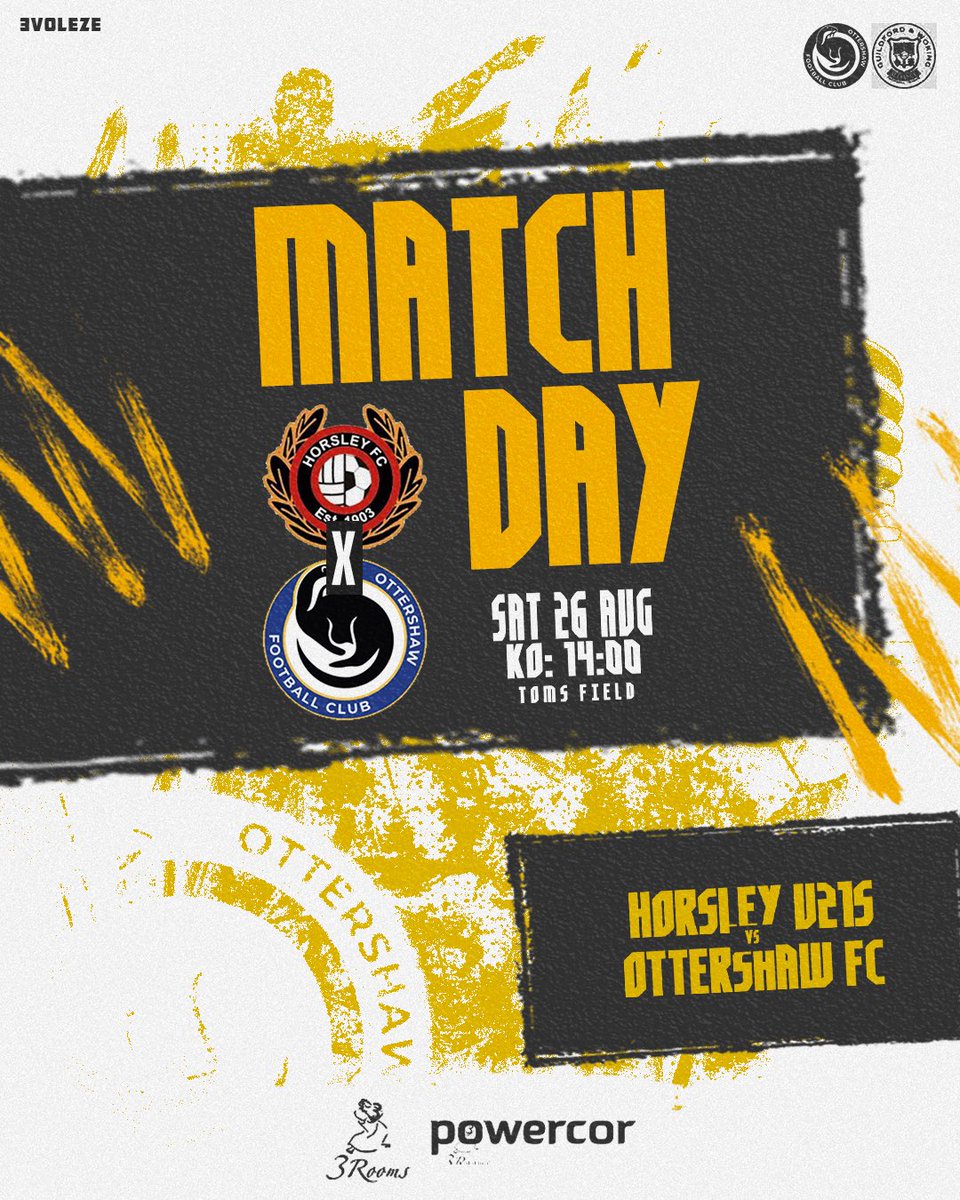 MATCH DAY

Away vs Horsley U21s

2pm KO.

Thanks to our sponsors
<a href="/3rooms9/">3Rooms Indian restaurant</a> <a href="/powercor/">PowerCor</a>
Come down and show your support!

#UTO 🦦🟡🔵