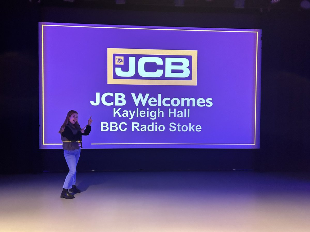 KayEliseHall's tweet photo. What a fab few weeks!🤩

-Live from Crewe station for 180 years of Crewe works and giving train announcing a go🤭

-Live A-level and GCSE results days

-Live reactions to the Lionesses Final performance🦁

-Tours of Alpha Manufacturing and JCB 

What’s next @BBCRadioStoke 🥳 https://t.co/GeCpohjll9