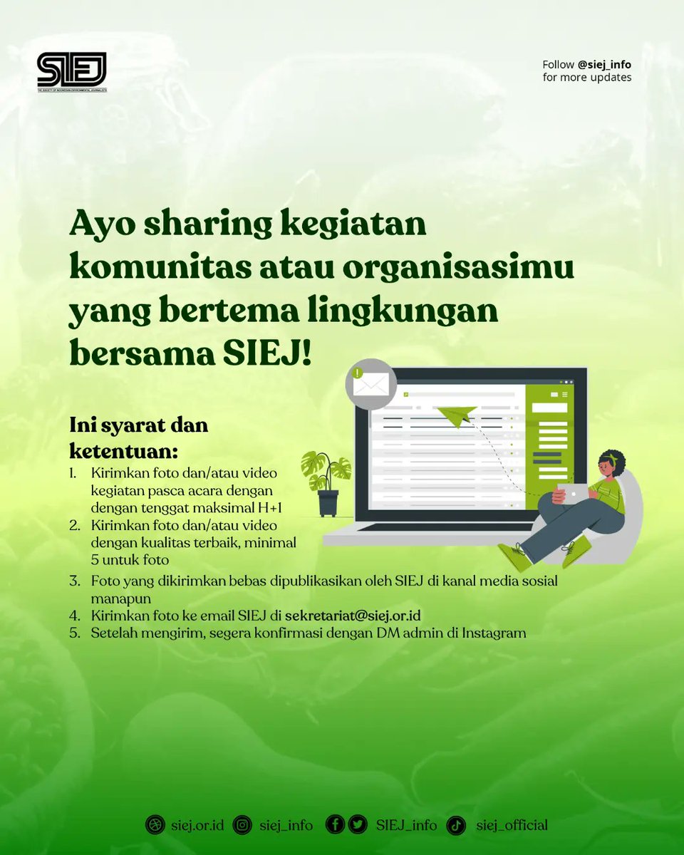 Jurnalis Lingkungan | SIEJ tweet media