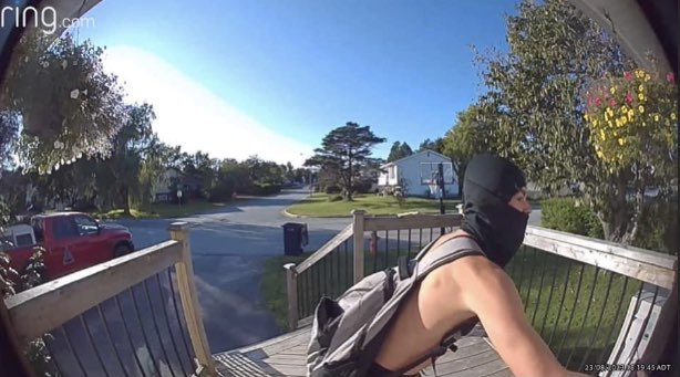 mattdagley's tweet photo. Apparently two days ago this person was running around the neighborhood checking for unlocked doors at around 6:20 pm. It was posted on our community Facebook group. Keep your doors locked in Lower Sackville. https://t.co/b9l1OIuP64