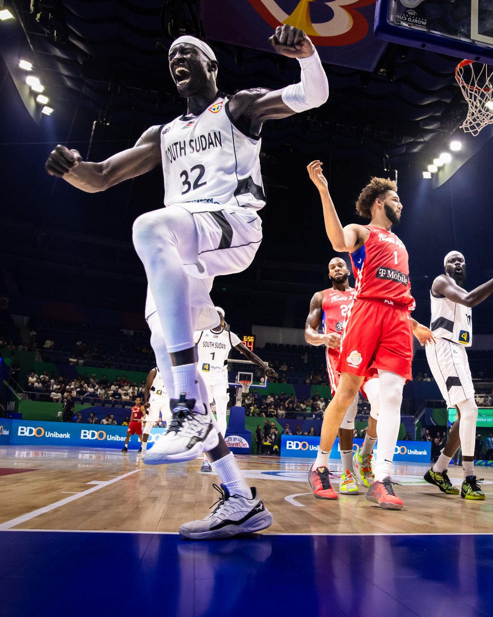 Thank you for an unforgettable World Cup debut, Bright Stars ❤️

#FIBAWC x #WinForSouthSudan 🇸🇸