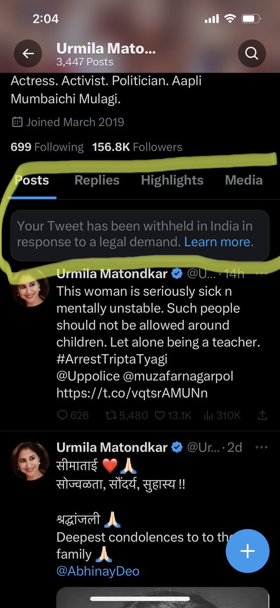 Hello @X @TwitterIndia May I kindly know why exactly my tweet has been upheld? Neither the language nor the thought behind it is derogatory towards anyone. I’m not spreading any fake news like most others. So is it plain pressure from the establishment?