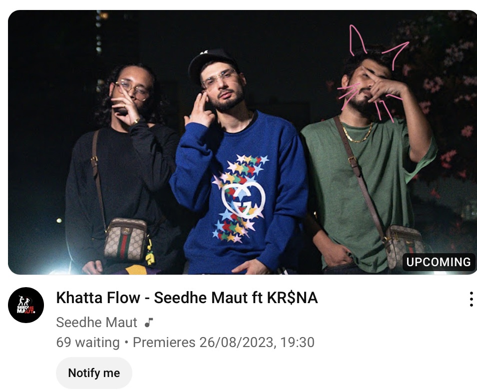 amoebahubhai's tweet photo. Lets gooo beee @SeedheMaut X @realkrsna
maybe one more song will be out in future ,
As per KRSNA said in last night show of him๐ฅฐ๐ฅฐ๐ฅฐ๐ฅ๐ฅโค๏ธโค๏ธ #KhattaFlow
#Krsna
#DHH
#dollarsignonetime https://t.co/8reilsJgFl