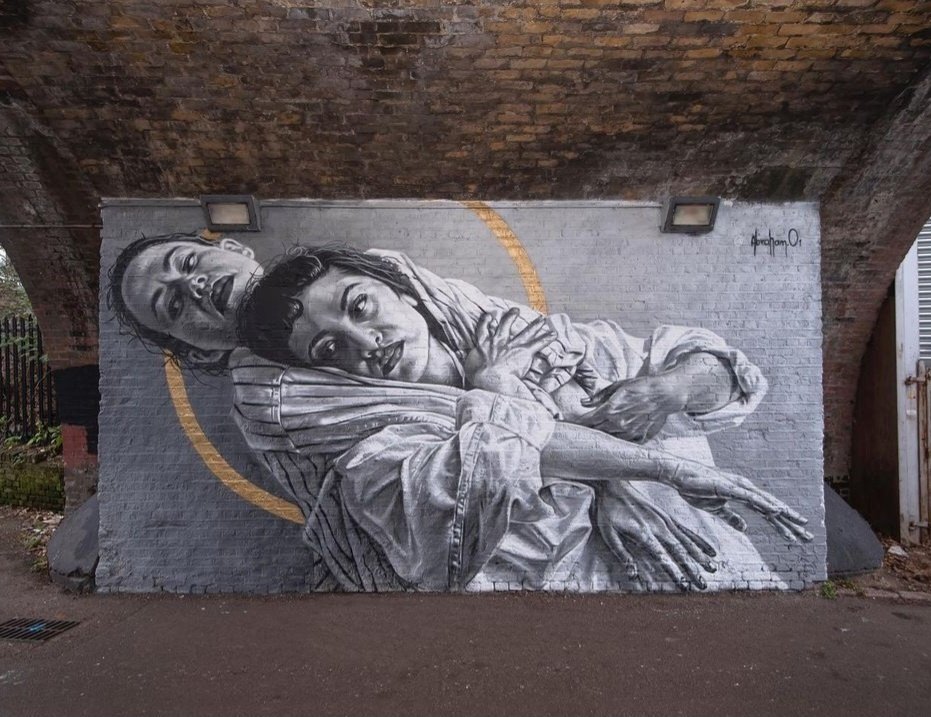 MolinaStreetArt's tweet photo. Art by English Abraham.O in London, England (2023) #abrahamo #lamolinastreetart | photo by @streetartatlas via artist https://t.co/k9wkqgQAhK