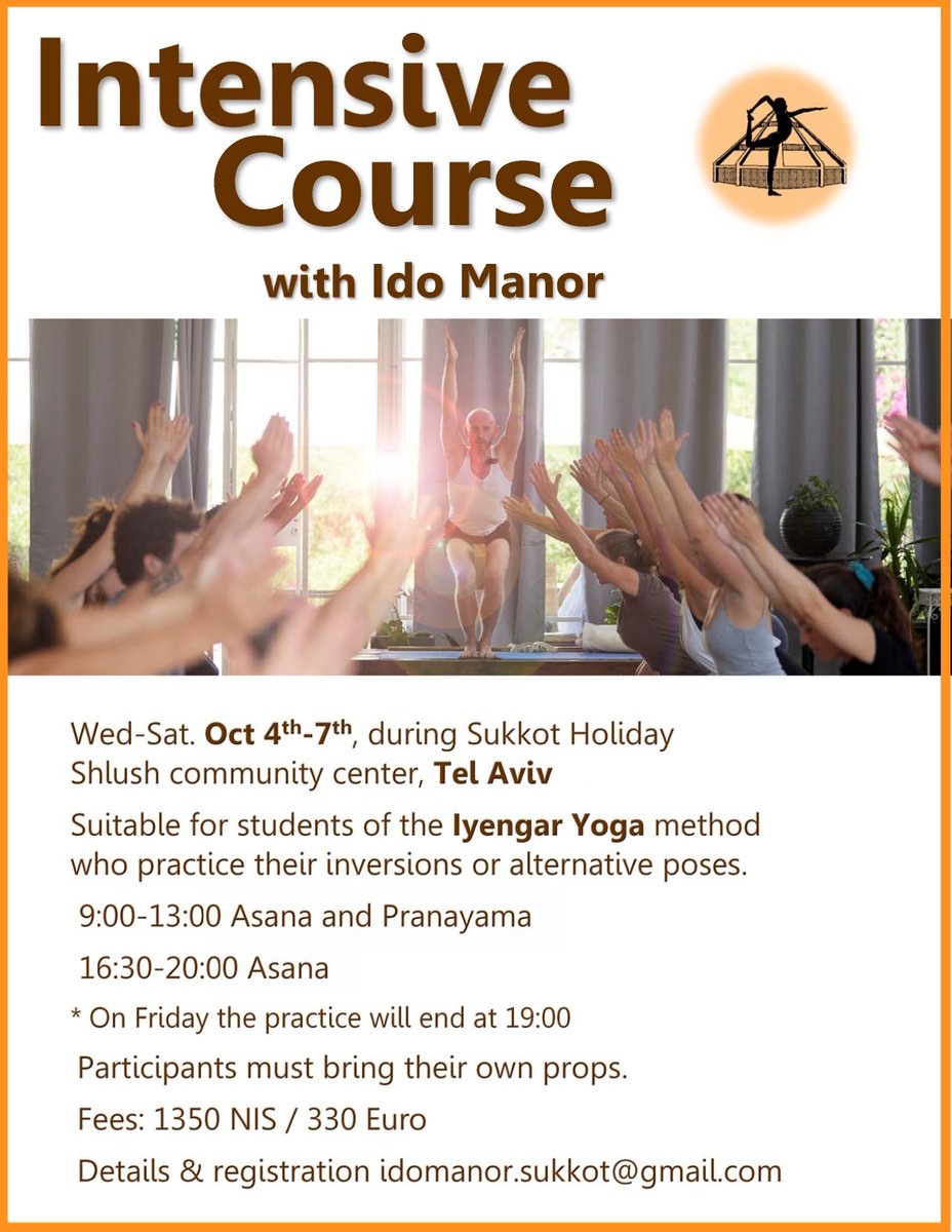 idomanor's tweet photo. Fall intensive course, for More details message me.
סדנת סוכות השנתית, לפרטים והרשמה שלחו לי הודעה https://t.co/QzbeonhIW4