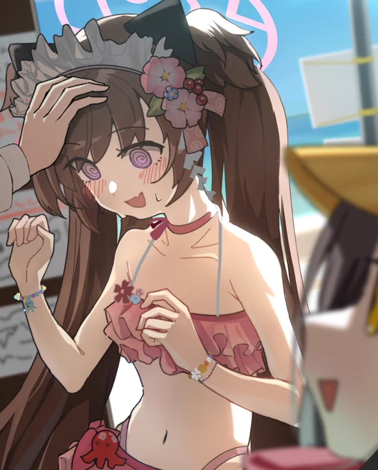 褒められ撫でられ、油断してえへえへとだらしなく笑っているところを目撃されてしまったシズコの絵