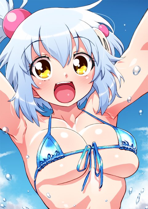 メタリックマイクロビキニシロちゃんや! 