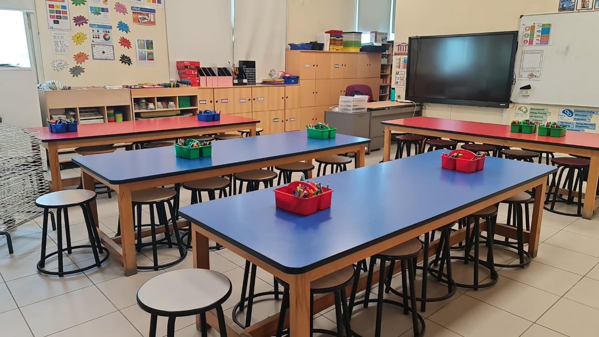 👑📚✏️🚍 We are ready for you, boys and girls! The school looks amazing and we can’t wait to see you all really soon! Normal timings from Tuesday when we welcome back our existing students! We are excited and hope you are, too! #RoyalStandard #NewBeginnings <a href="/GEMS_ME/">GEMS Education</a> 🤩🎉🎒