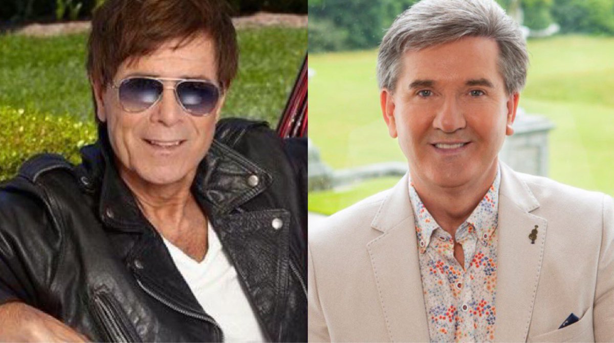 FakeShowbizNews's tweet photo. Sir Cliff Richard’s long-awaited cage fight with Daniel O’Donnell to take place at London’s O2 Arena on 23 November https://t.co/KHwmGL2Q6U