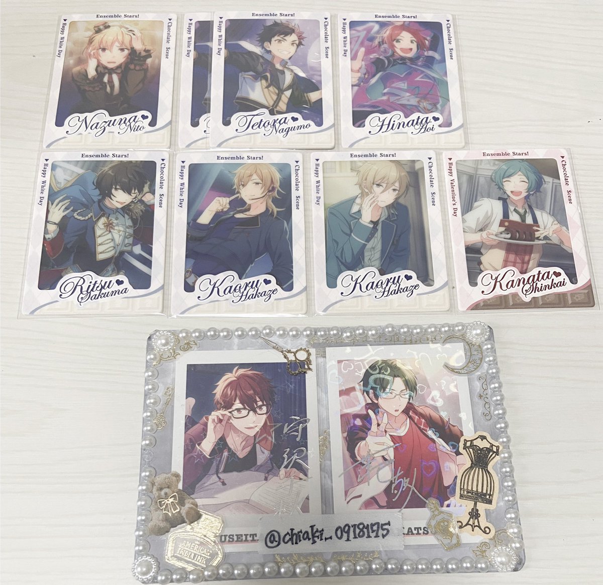 【交換】あんスタ 中国 バレンタイン ホワイトデー 記念カード

譲:北斗アドニス奏汰レオ司凛月嵐鉄虎翠友也ひなたゆうたみか薫なずな

求:敬人 前＞後

☪︎1日までに届くよう発送頂ける方優先
☪︎お声掛け重なる場合任意キャラ抱き合わせ希望
☪︎お声掛けよろしくお願い致します🌷