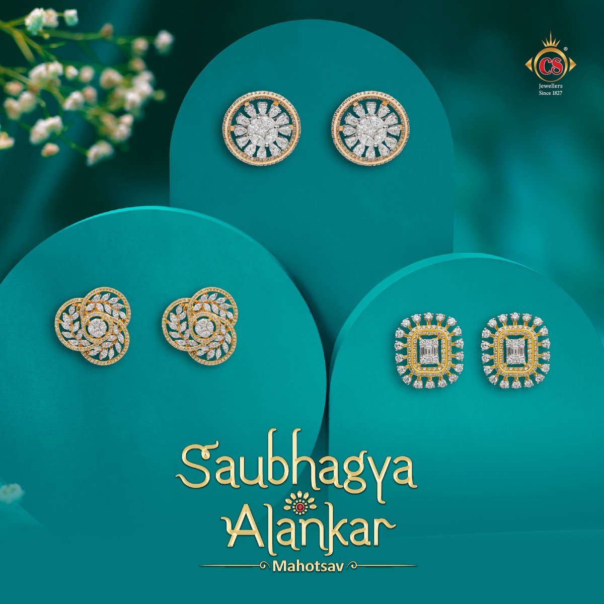 Elegant designer and lightweight diamond stud earrings for your delicate ears. 
Get up to 30% off on Gold Jewellery making charges and up to 100% off on Diamond Jewellery making charges.
.
Locate our stores@ bit.ly/3S9Uhac
Toll-Free No 📞: 1800 267 0999
.
#csjewellers