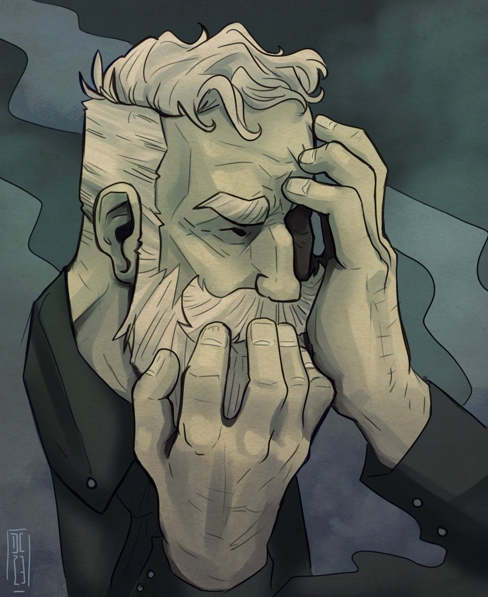 DCArtCorner's tweet image. that's the thing, you see, about a family faith
.
.
#tma #themagnusarchives #peterlukas #fanart