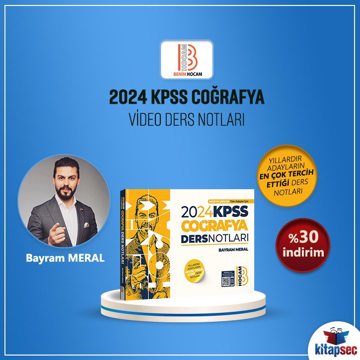 KitapSec's tweet image. 📚Benim Hocam Yayınları
📕2024 KPSS
📖Çok Satan Kitaplar
📌%30'a varan indirimler

#BenimHocamYayınları #2024KPSS #ÇokSatanKitaplar #kpss #BayramMeral #RamazanYetgin #kitapseç #kitapseccom