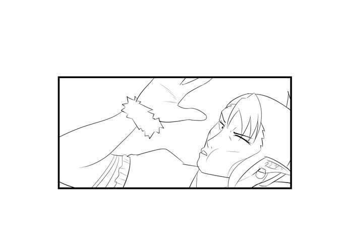 いいコマ描けた 