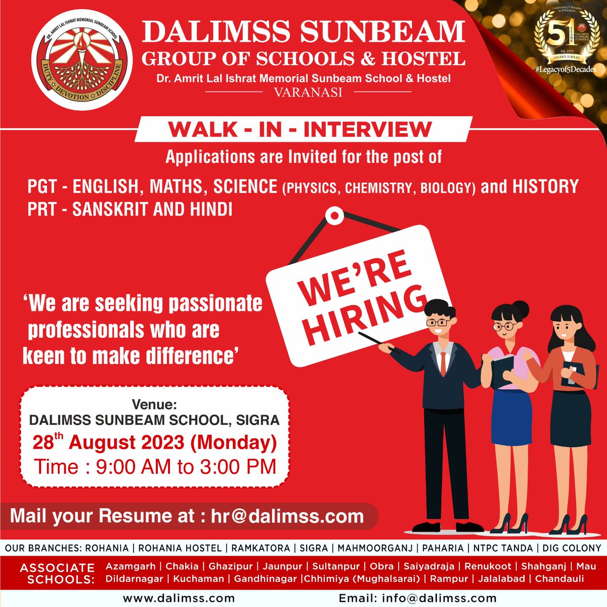 dalimss_schools's tweet photo. Please email your resume at hr@dalimss.com and see you at the walk in interview! https://t.co/PgvEWzHYx6