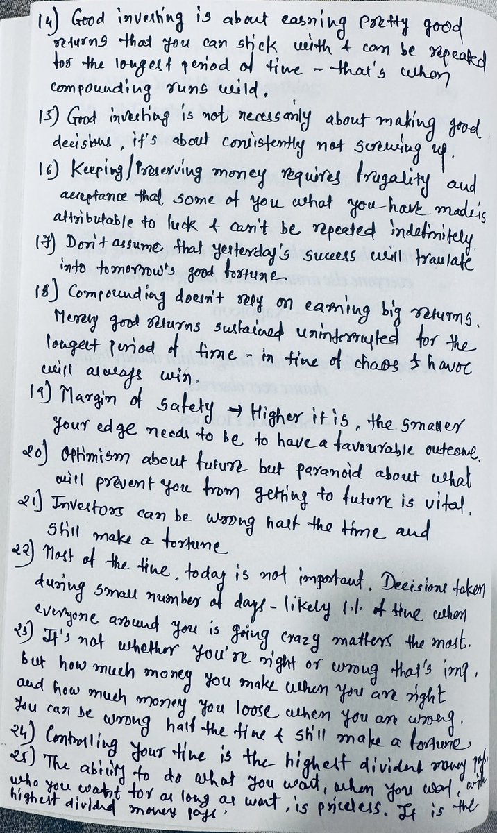 AkashShah25's tweet photo. One of the best books on money/personal finance : The psychology of money. Widely followed finance principles have been presented in the simplest way for readers. https://t.co/kXxYK50LVV