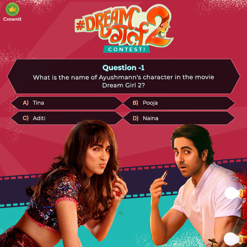 Phone rings- "Hello main ______ bol rahi hun" Kon hai vo?

#dreamgirl2 #dreamgirl #bollywood #bookmyshow #voucher #contest #giveaway #ayushmankhurana #ananyapandey #crownit