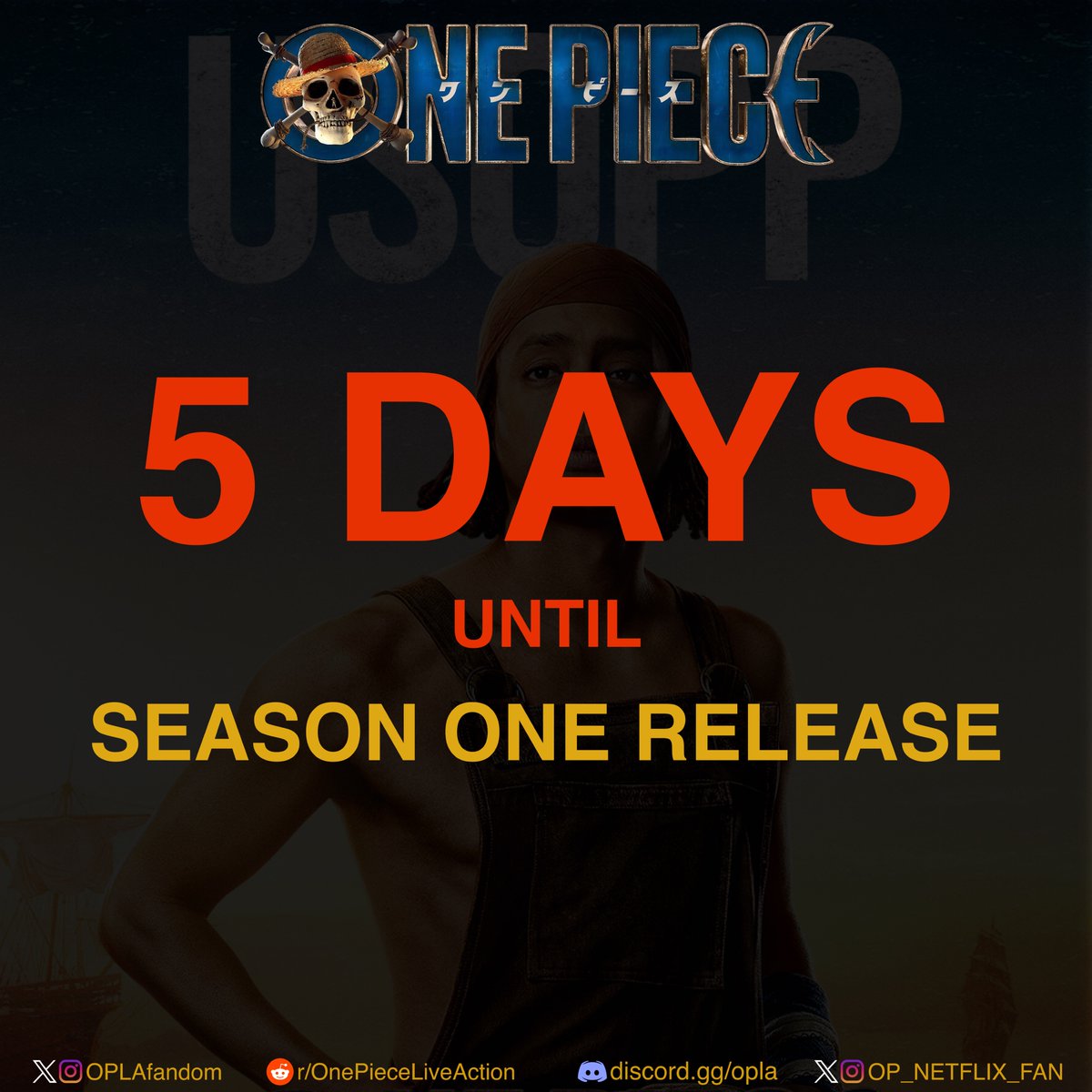 ONE PIECE NETFLIX — 5 Days until Season 1 release