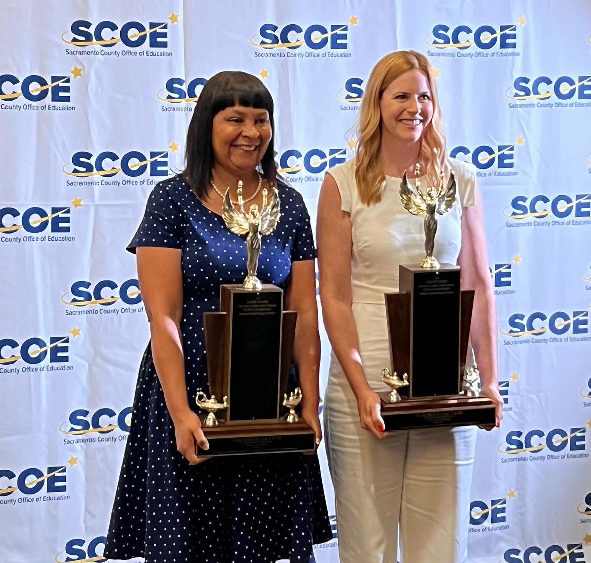 MarianaCS_SCOE's tweet photo. Congrats to all the Teachers of the Year! 👏🏾 TY for all you do to inspire and prepare students for future success! 

2 teachers were named as the 2024 Sac County Teachers of the Year:

🌟 Donja Harding, @NatomasUSD 

🌟 Jamie Davis, @ElkGroveUnified https://t.co/bmXEseXvWB