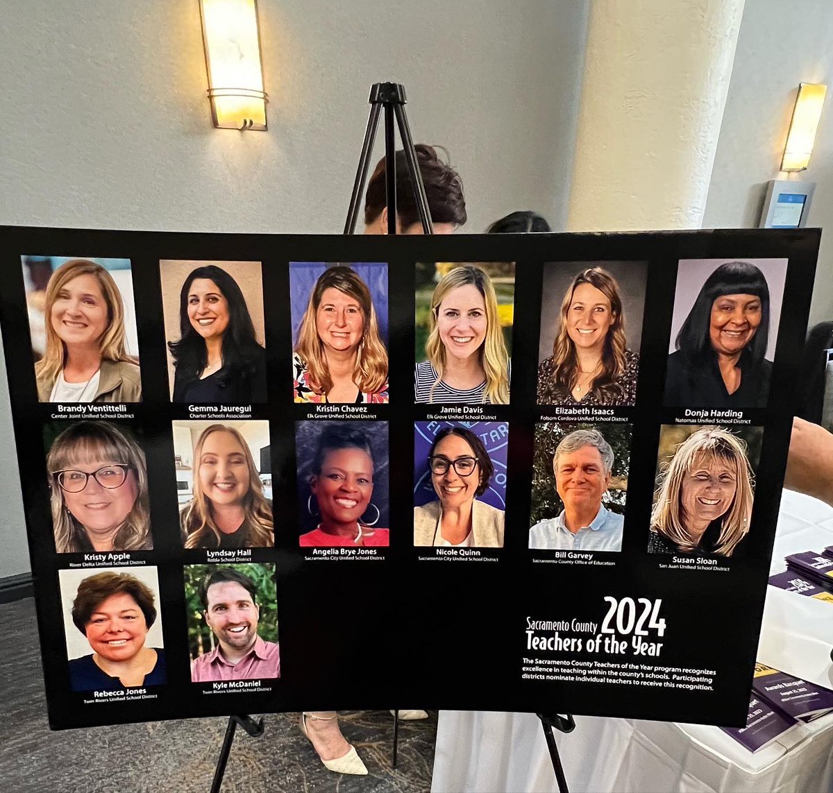 MarianaCS_SCOE's tweet photo. Congrats to all the Teachers of the Year! 👏🏾 TY for all you do to inspire and prepare students for future success! 

2 teachers were named as the 2024 Sac County Teachers of the Year:

🌟 Donja Harding, @NatomasUSD 

🌟 Jamie Davis, @ElkGroveUnified https://t.co/bmXEseXvWB