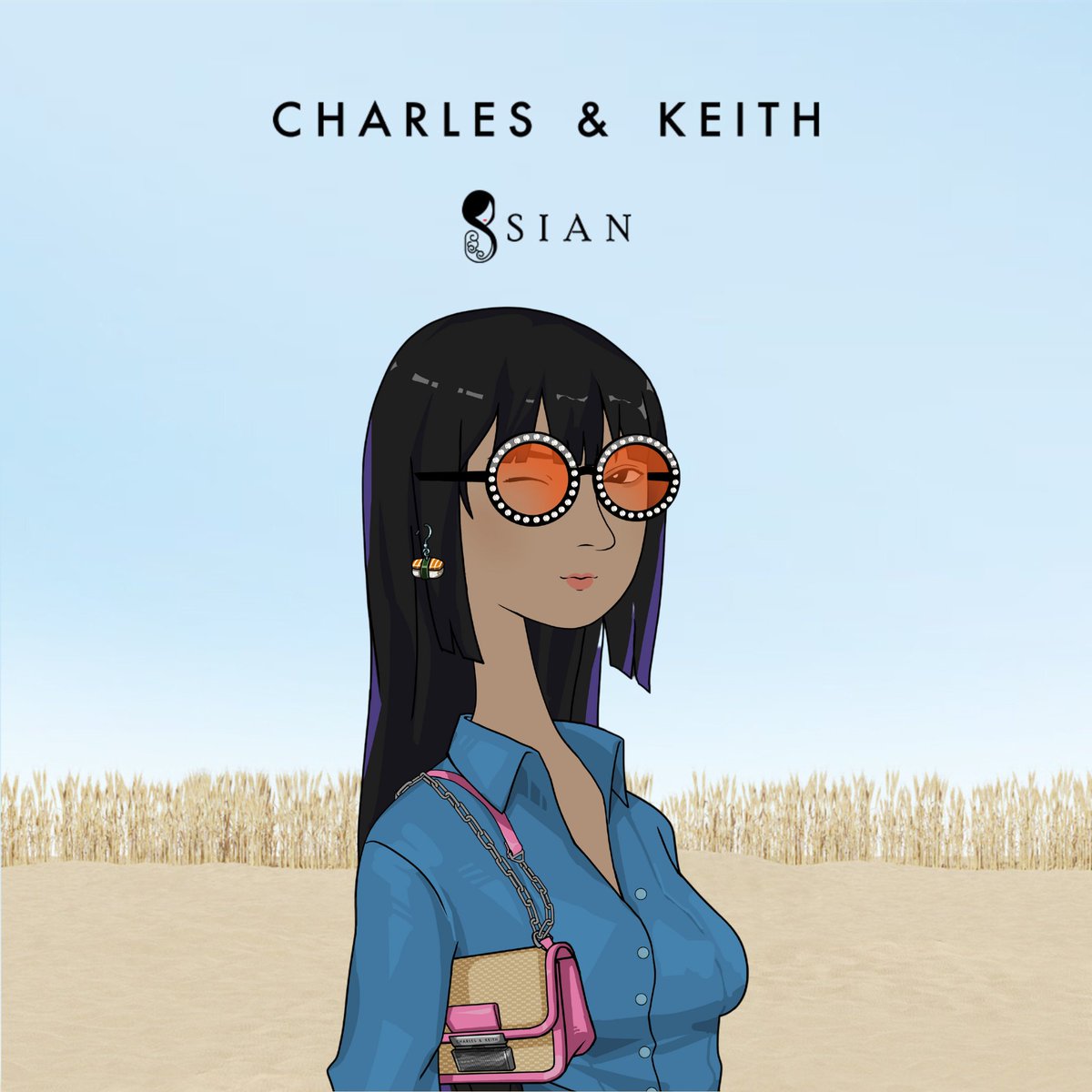 💖 Welcome <a href="/Charles_Keith/">Charles_Keith</a> to the 8SIAN family! 💖

Hint: The upcoming campaign holds a surprise with #8SIAN8344 IP to be revealed in 24 Hours  👀

Celebrating this collaboration with a #NFTGiveaway:
1️⃣ Like, RT &amp; Tag 3 friends
2️⃣ Comment your favourite summer accessories?👇🏻👠👜🗺️