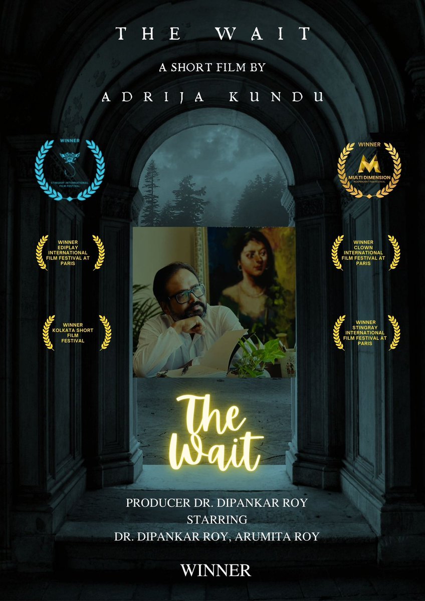 DrRoy_Chairman's tweet photo. This Journey of “The Wait “- A short film by Adrija Kundu is a great package of Surprises &amp; Blessings 🙏🙏 @thisisadrija https://t.co/oqnBPCqWwM