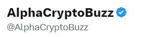 AlphaCryptoBuzz's tweet photo. GM

Have you noticed the verification from @X  👀 https://t.co/jXwz1LQfel
