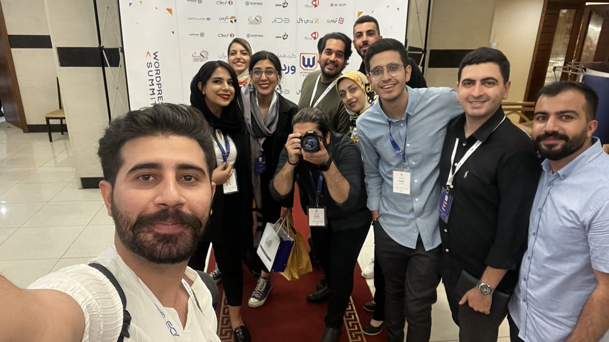 m4tinbeigi's tweet photo. با رفیقام در رویداد #WP_Summit
@alipb @AssariAmir @designbazzz @Sinaabbasi_com @MatinBeigiWP @haghiri_codes @minakhoddami__ @samiee_soheil https://t.co/loOrlCBFpI