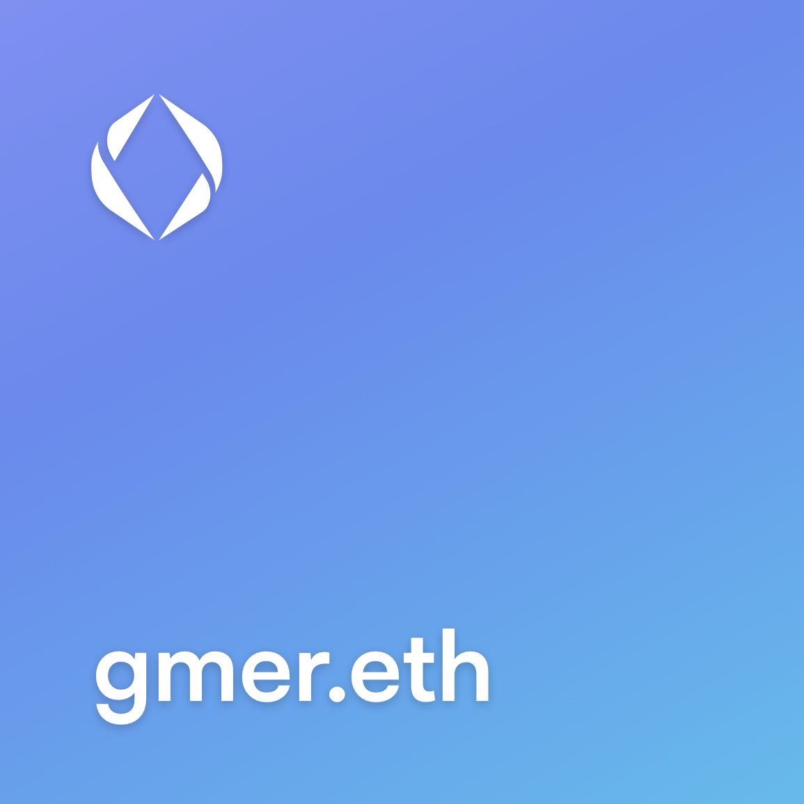 insightens's tweet photo. 🎮 Introducing Gmer.eth – the ultimate nod to the iconic Gm! This web3 domain is up for grabs, and it's a piece of crypto culture you won't want to miss out on. 🚀 #CryptoTwitter #NFT #gmer #gm https://t.co/In67wZP7Bc