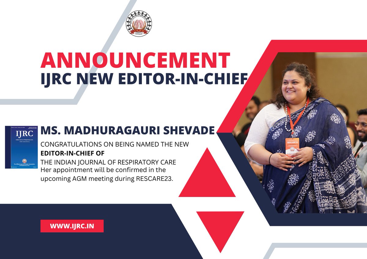 Indian Journal of Respiratory Care (IJRC) tweet media