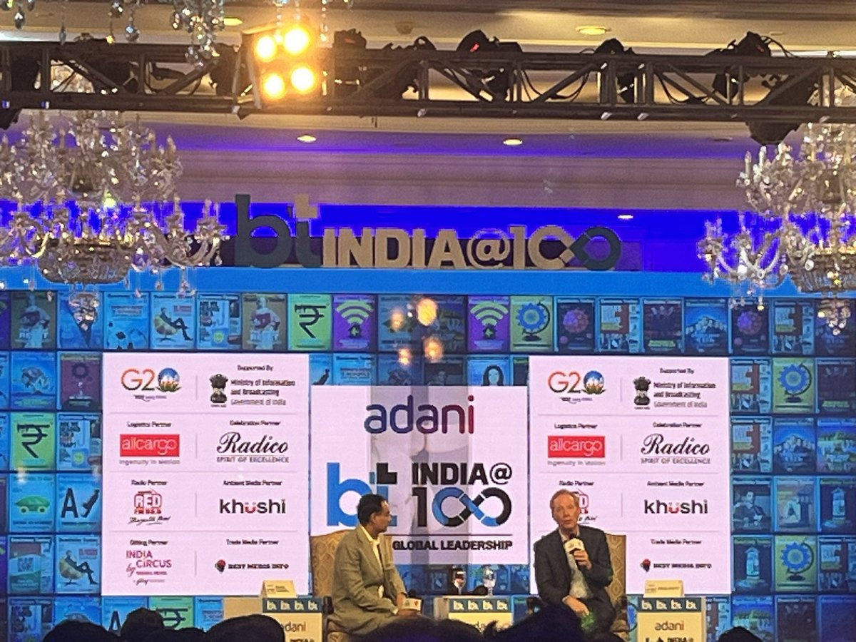 aroramit1507's tweet photo. President @wef coined a new construct of world Geo Economy - G-3 which will have US, China & India. He also said that India will be a 10Trillion economy by yr. 2033
#BTIndia@100 @business_today https://t.co/irLUqZ8EdG