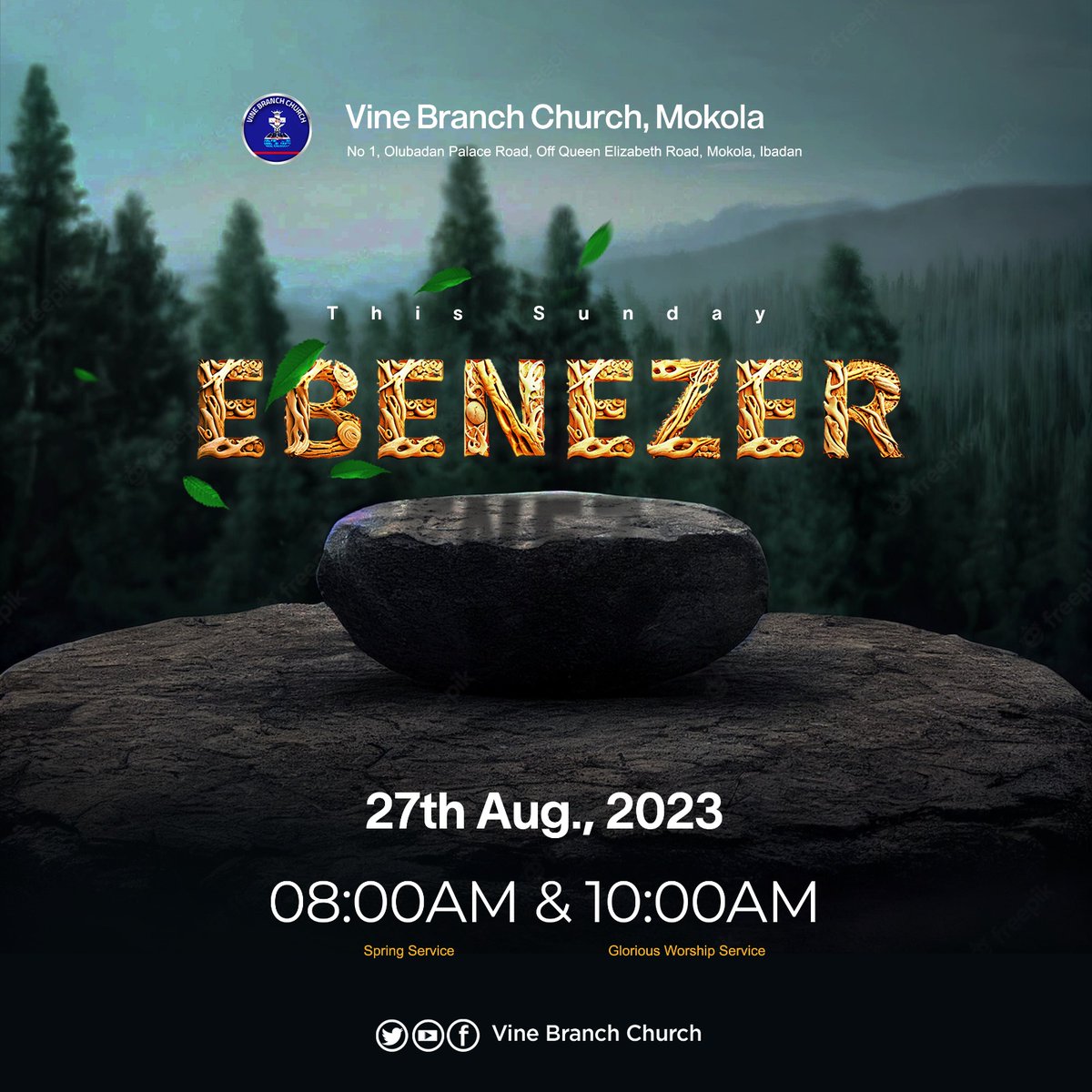VBCmokola's tweet image. Reflecting on God's Unchanging Faithfulness, Drawing Strength from His Word, and Standing Firm Amidst Challenges.

This Sunday, our focus is on Ebenezer—a reminder of God's constant presence.

Prepare for a life-transforming experience ahead!

Join us!
 
Sunday •||• 8am &amp;amp; 10am